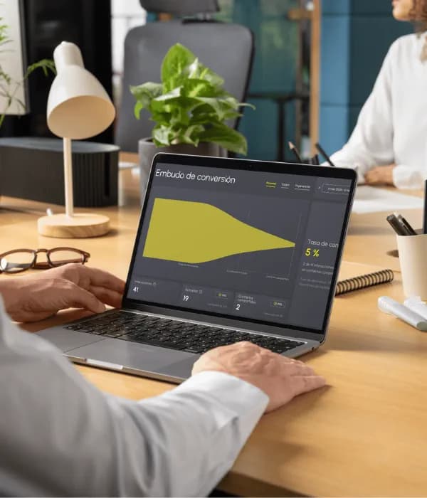 IDQR-Analyse-Dashboard für digitale Visitenkarten mit Aufrufen, Klicks und Conversion-Funnel